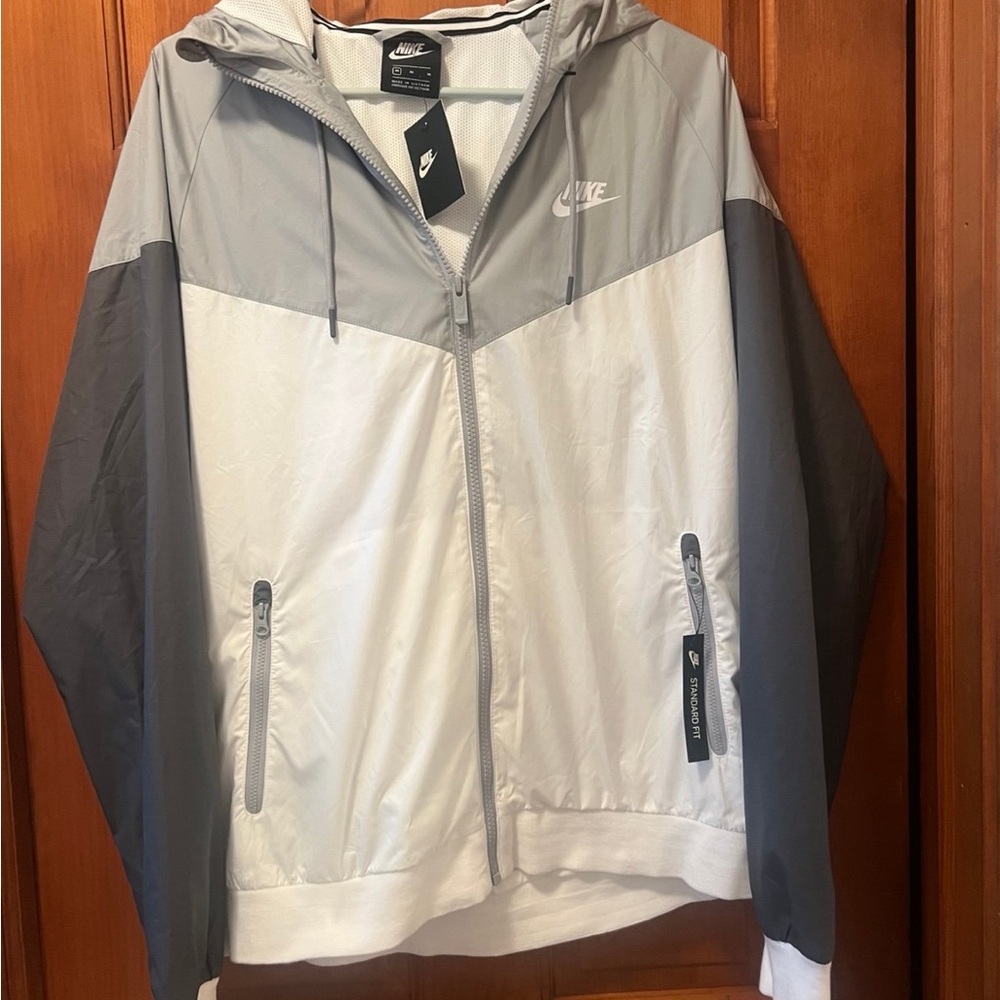 NEW! Nike Men's Two-Tone Gray Windbreaker